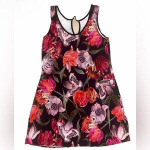 Salaam Women’s Floral Dress Size Medium Keyhole Back